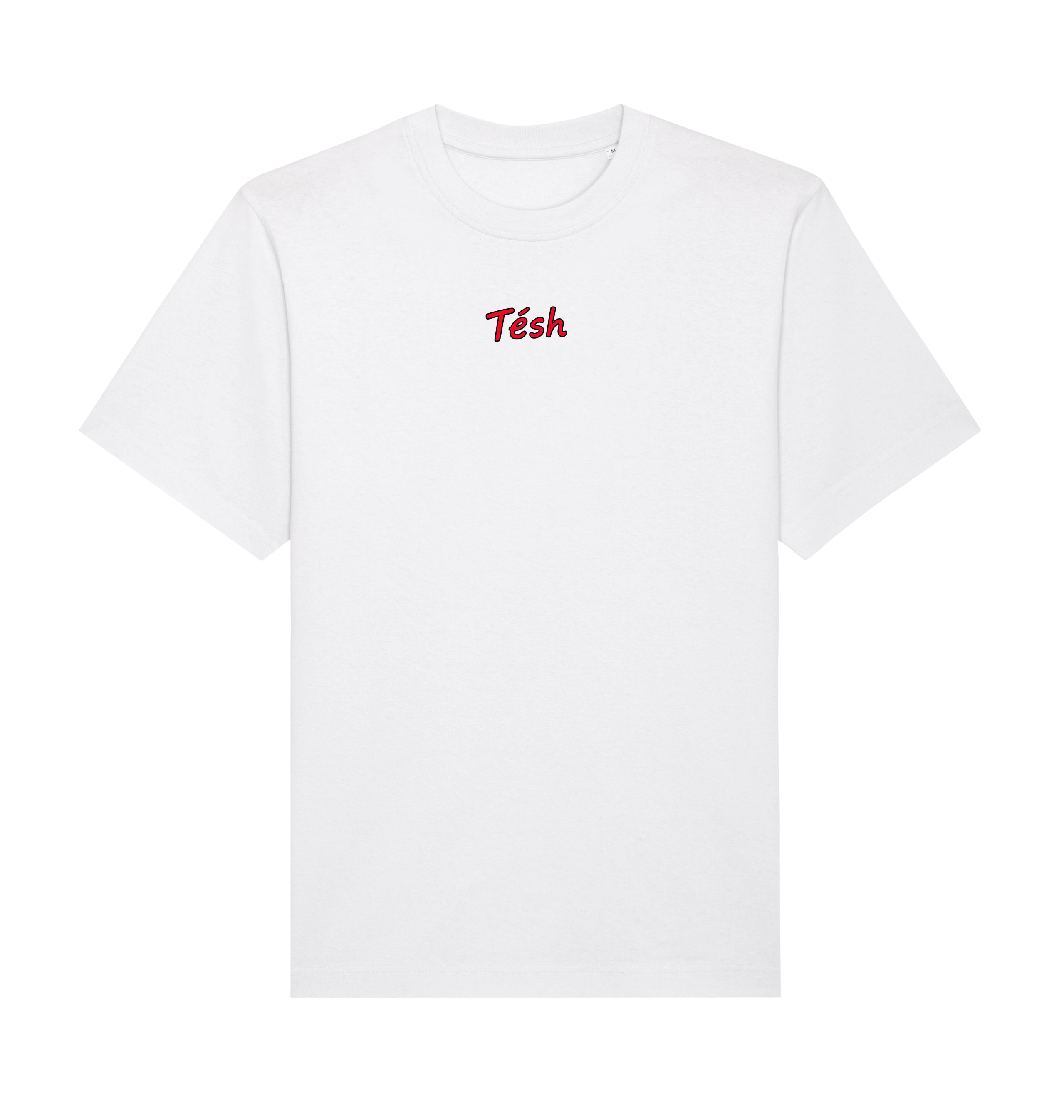 White Printed T-shirt Front