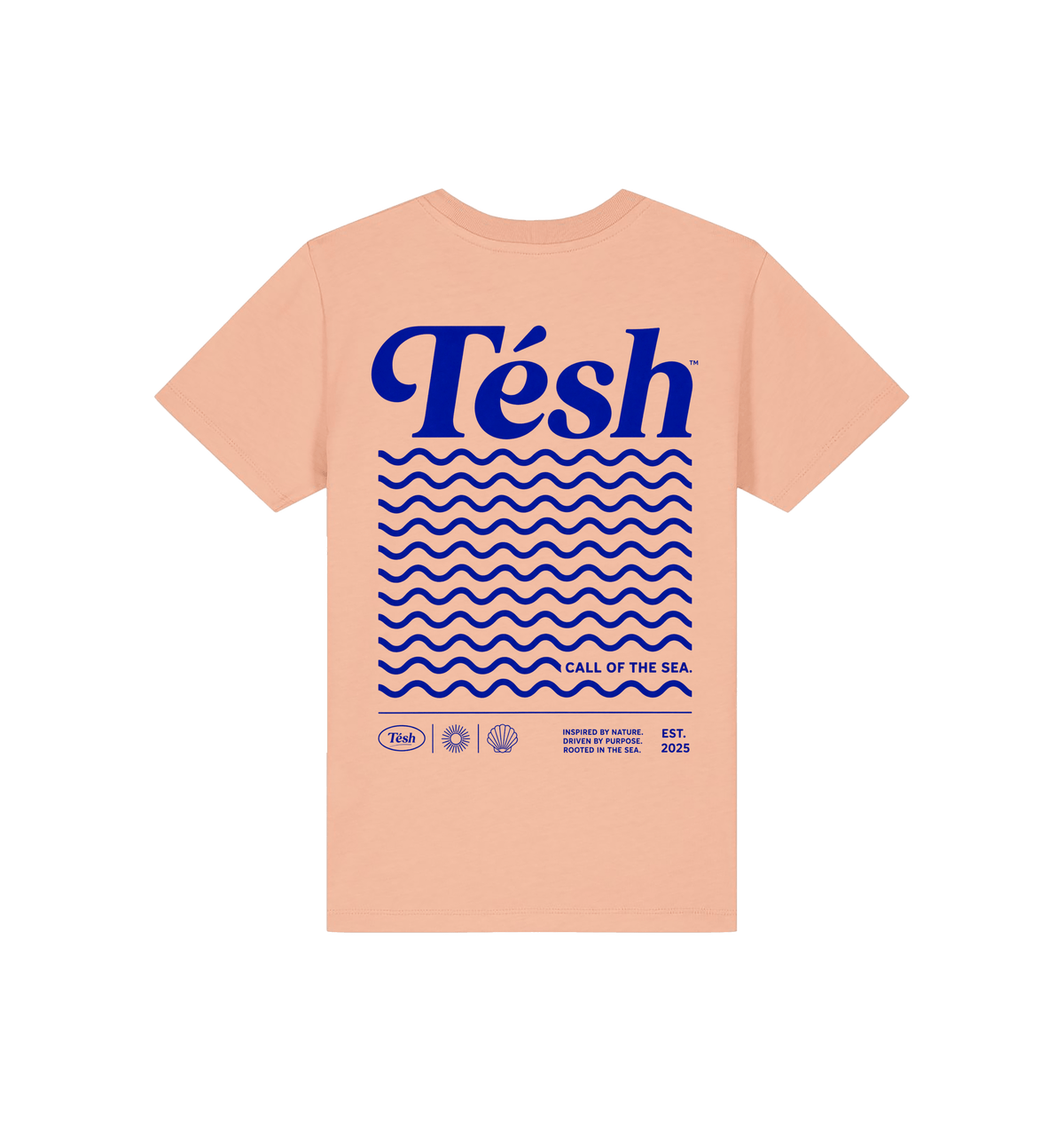 Fraiche Peche Printed Kids T-Shirt Back