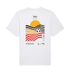 White Printed T-shirt Back