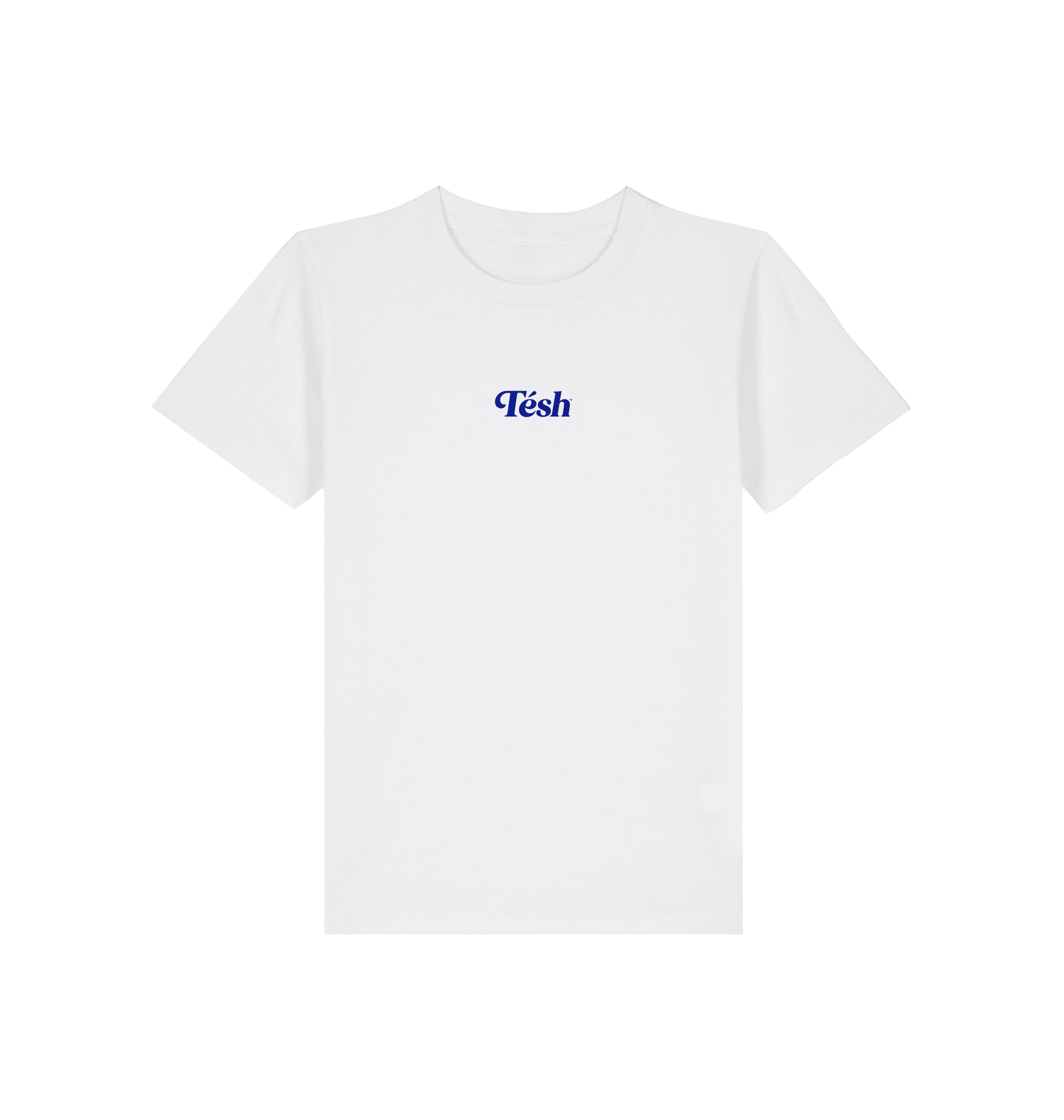 White Printed Kids T-Shirt Front
