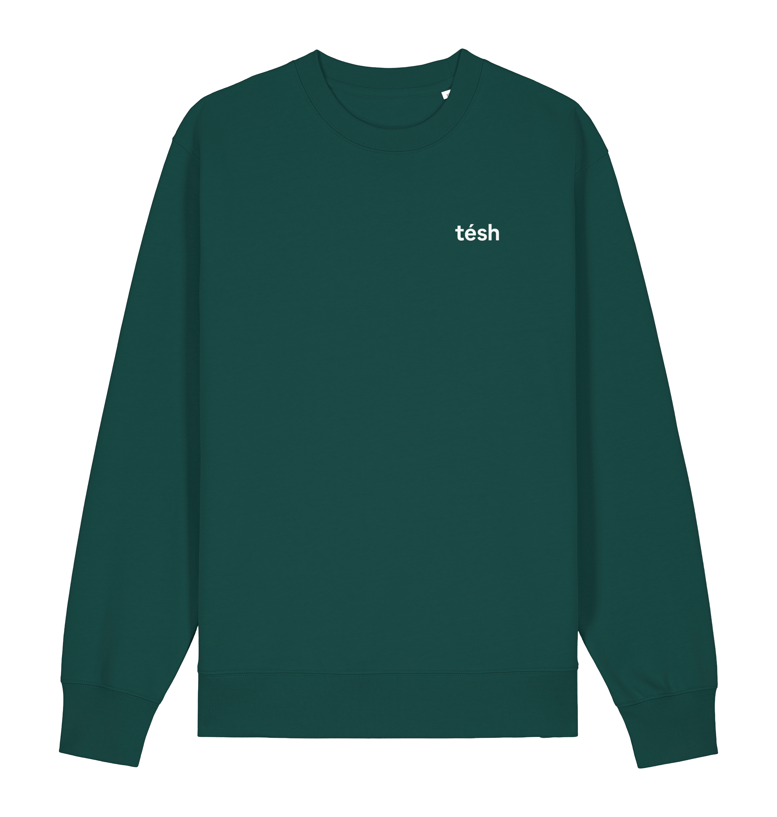 Glazed Green Printed Sweater Front