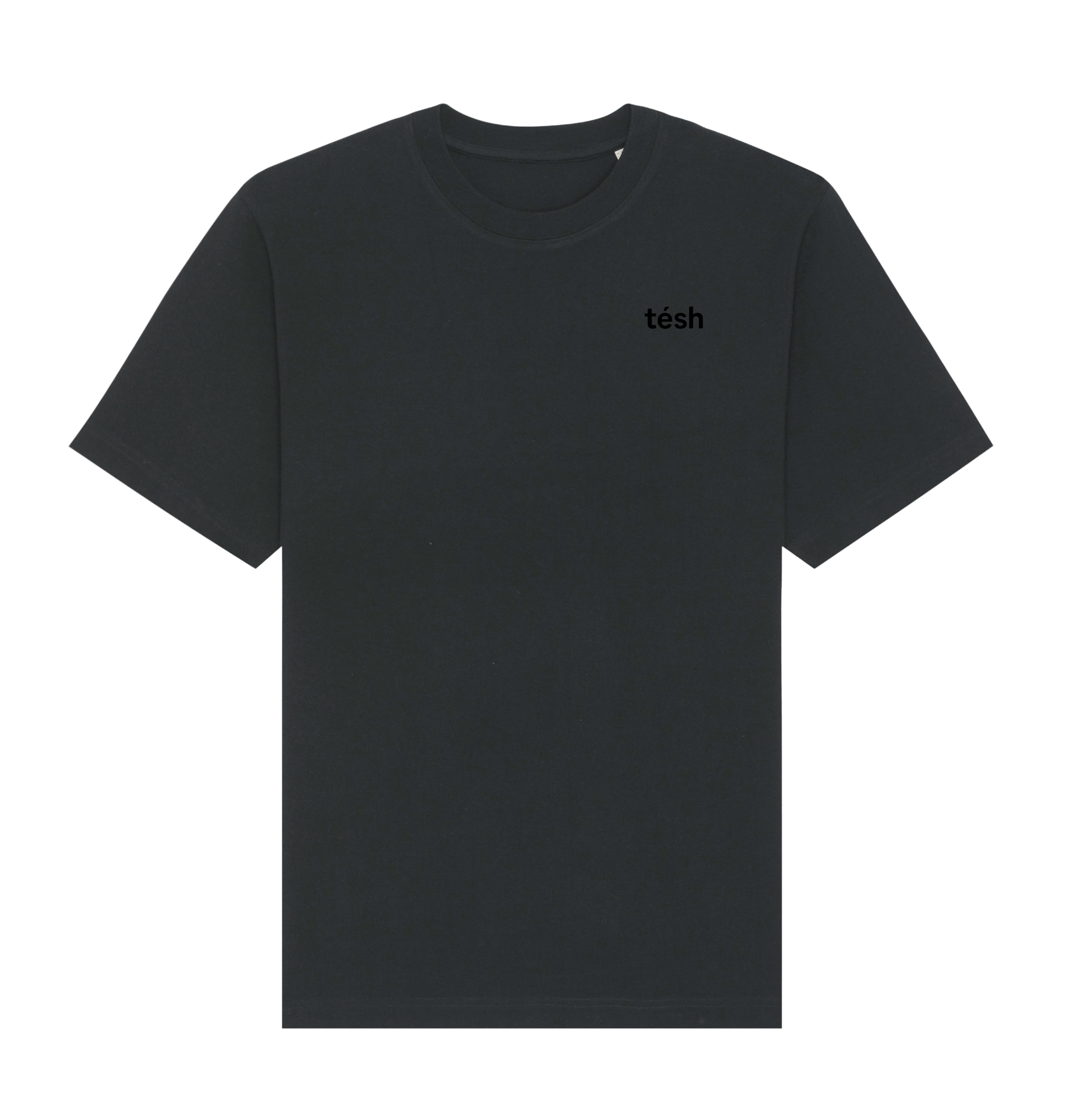Black Printed T-shirt Front