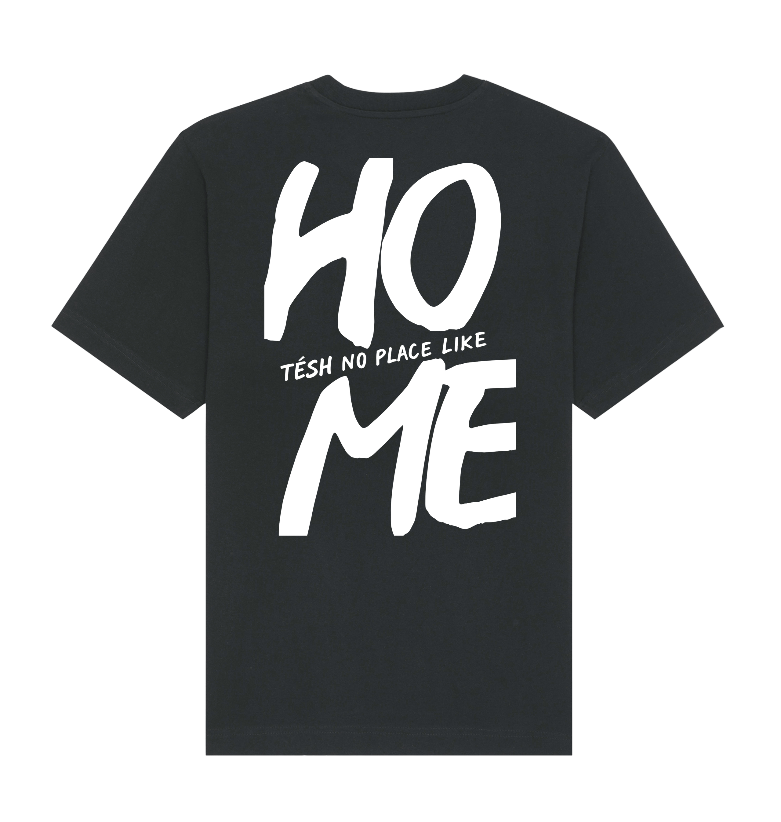 Black Printed T-shirt Back