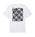 White Printed T-shirt Back
