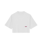 White Printed T-shirt Front