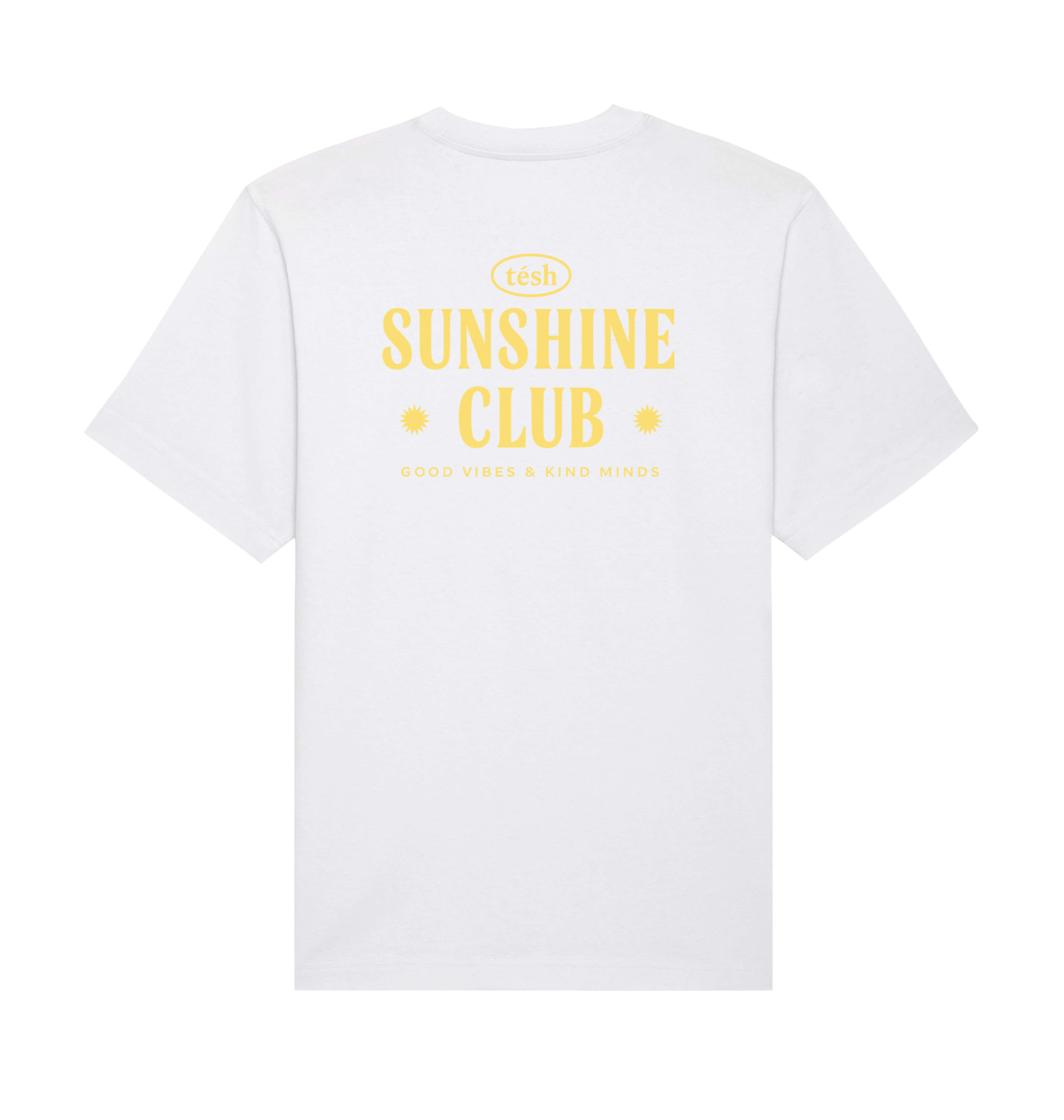 White Printed T-shirt Back