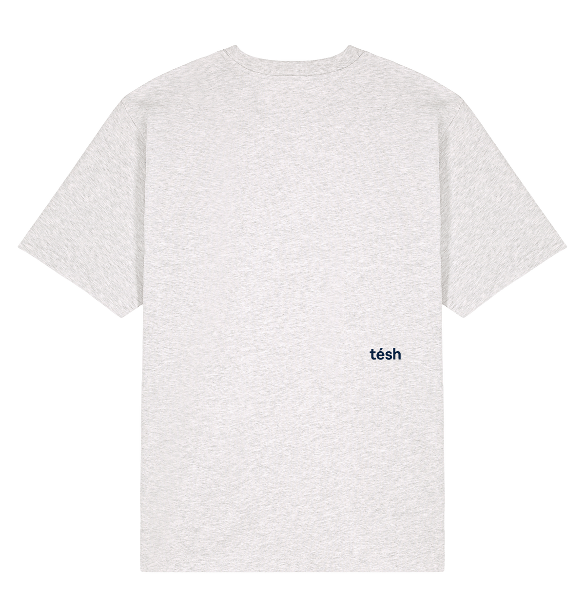 Cool Heather Grey Printed T-shirt Back