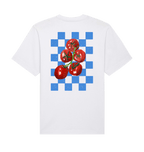 White Printed T-shirt Back