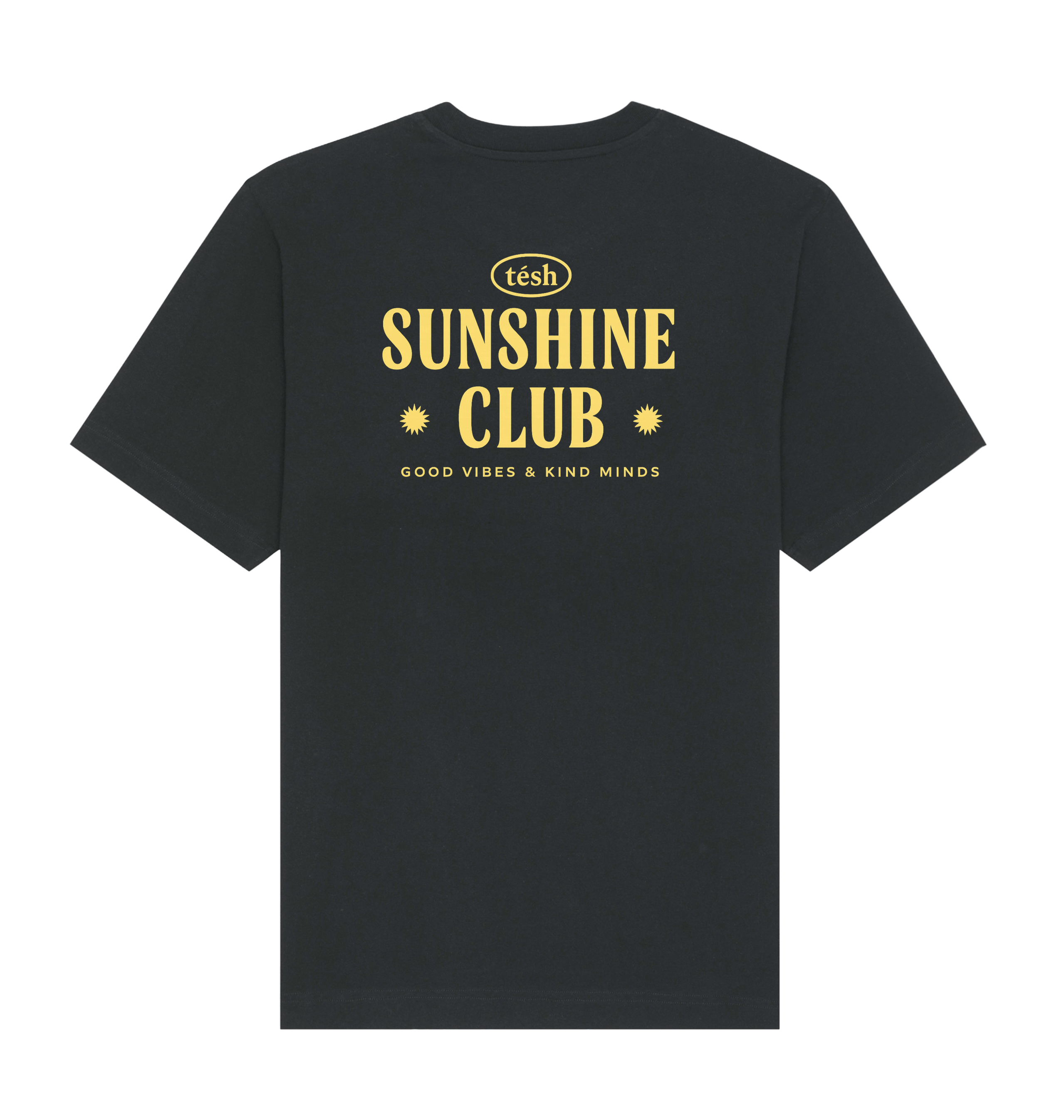 Black Printed T-shirt Back