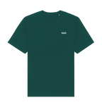 Glazed Green Printed T-shirt Front