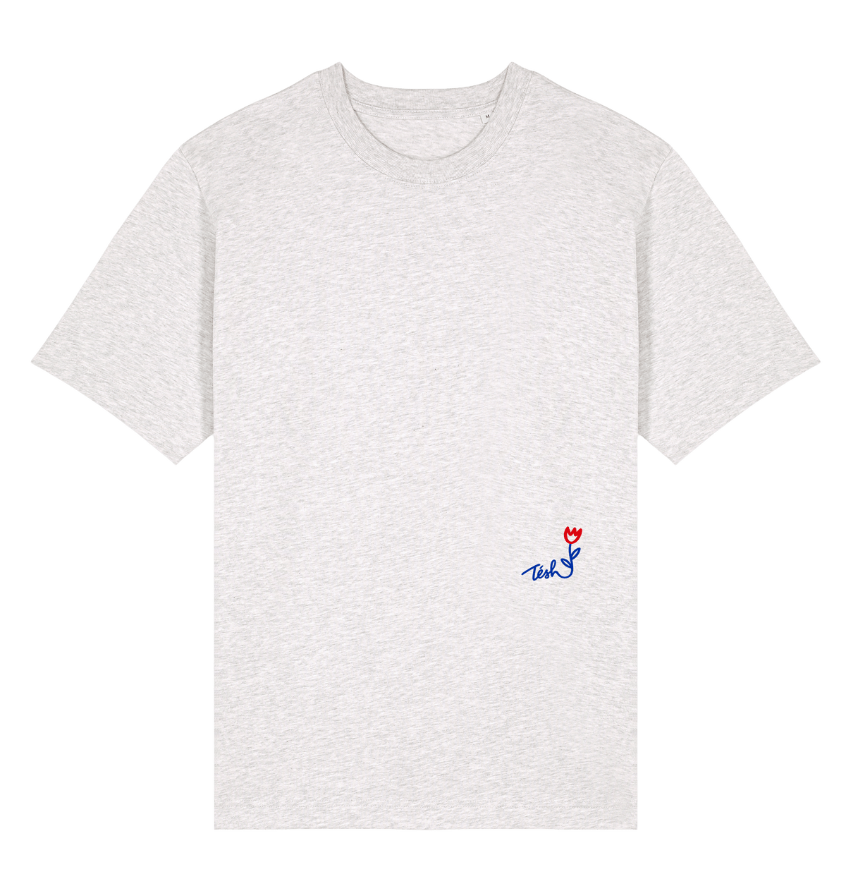 Cool Heather Grey Printed T-shirt Front