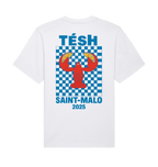 White Printed T-shirt Back