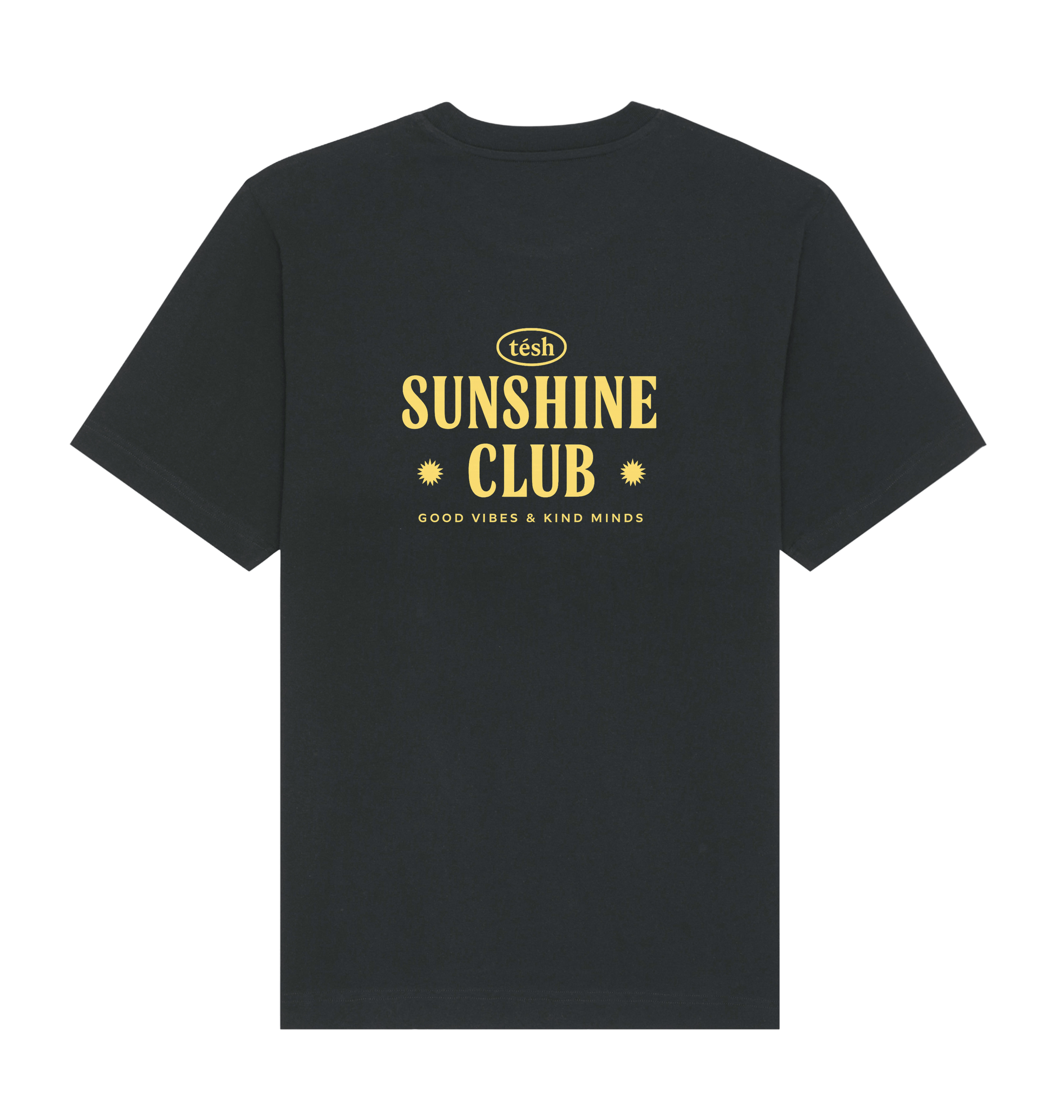 Black Printed T-shirt Back