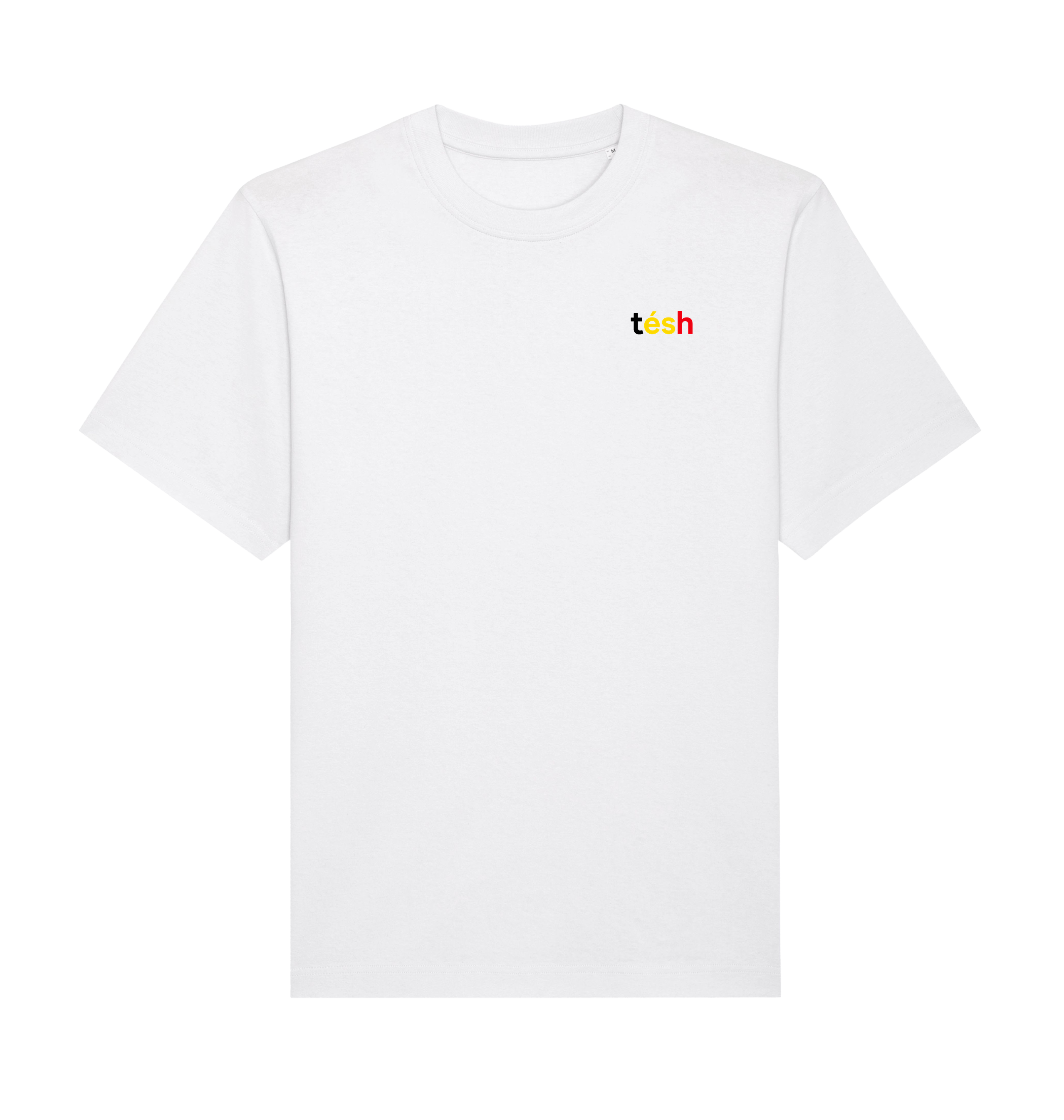 White Printed T-shirt Front