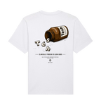 White Printed T-shirt Back