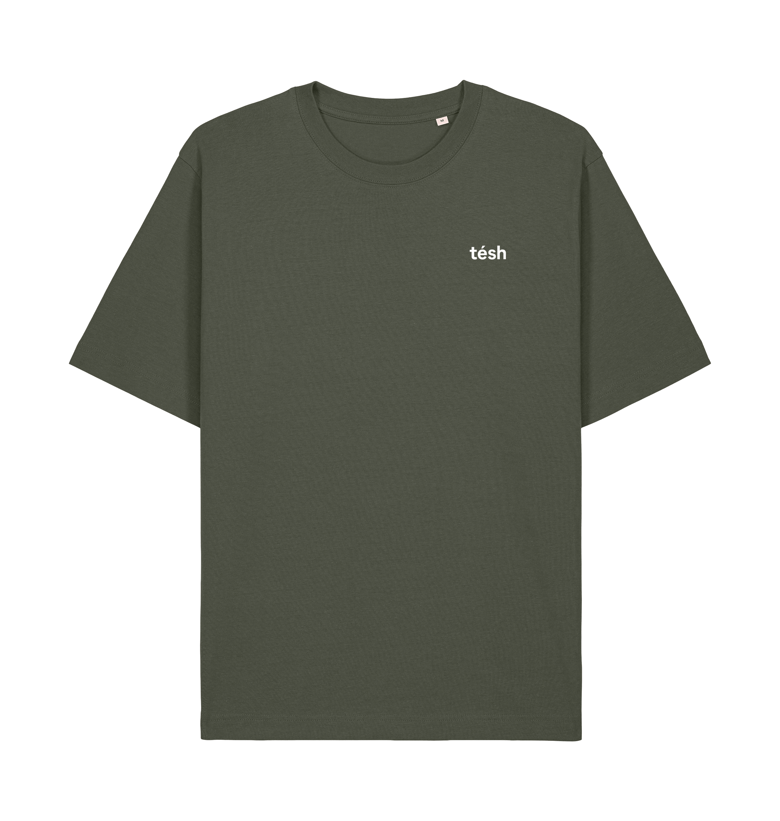 Khaki Printed T-shirt Front