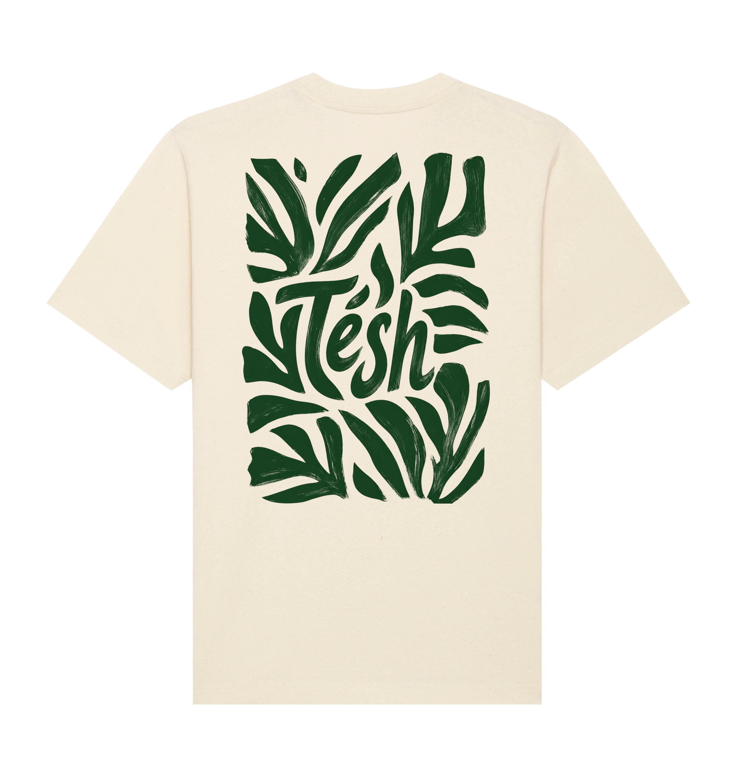 Natural Raw Printed T-shirt Back