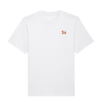 White Printed T-shirt Front
