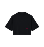 Black Printed T-shirt Front