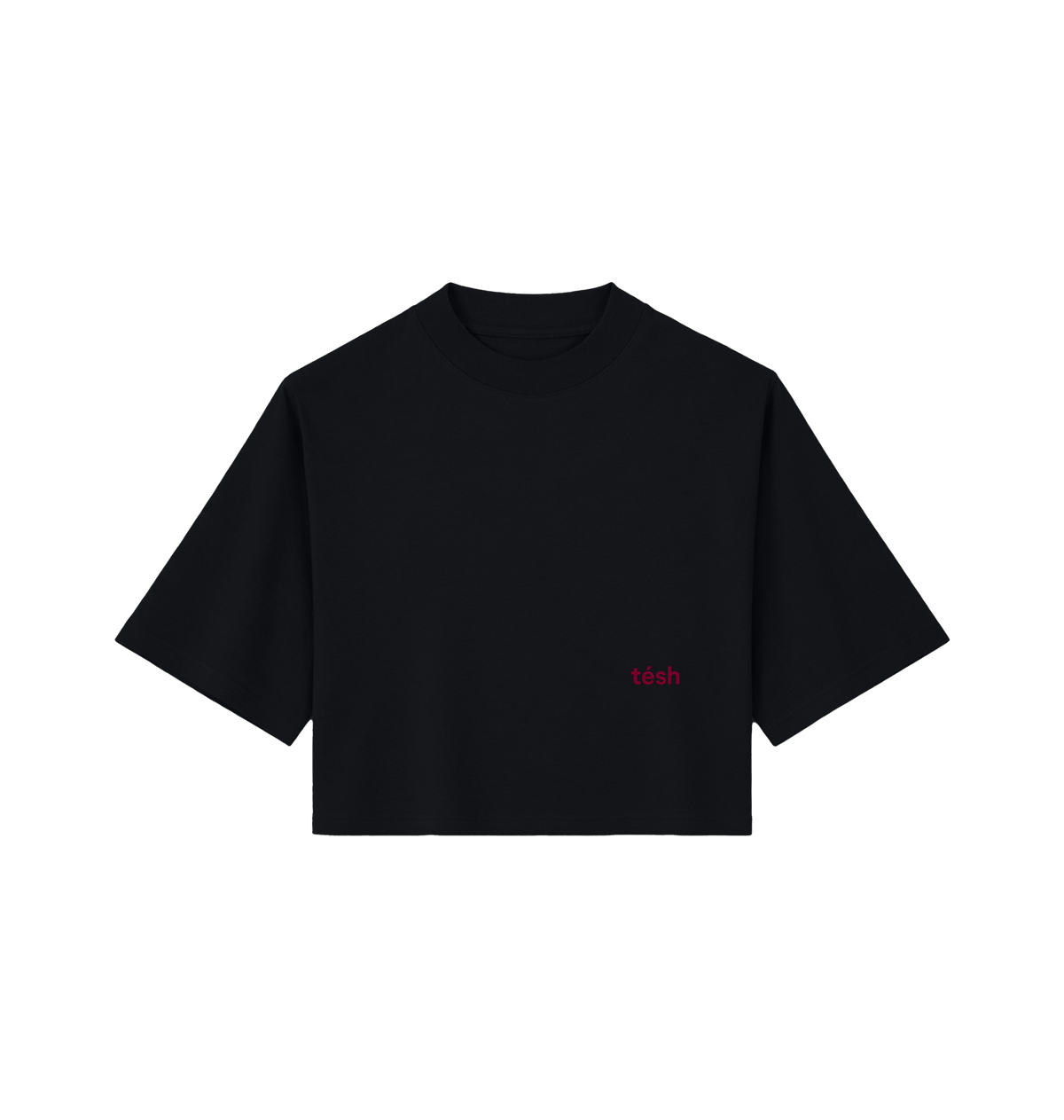 Black Printed T-shirt Front