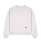 Cool Heather Grey Printed Sweater Front