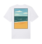 White Printed T-shirt Back