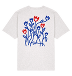 Cool Heather Grey Printed T-shirt Back