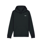 Black Printed Hoody Front