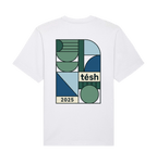White Printed T-shirt Back