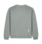 Garment Misty Grey Printed Sweater Back