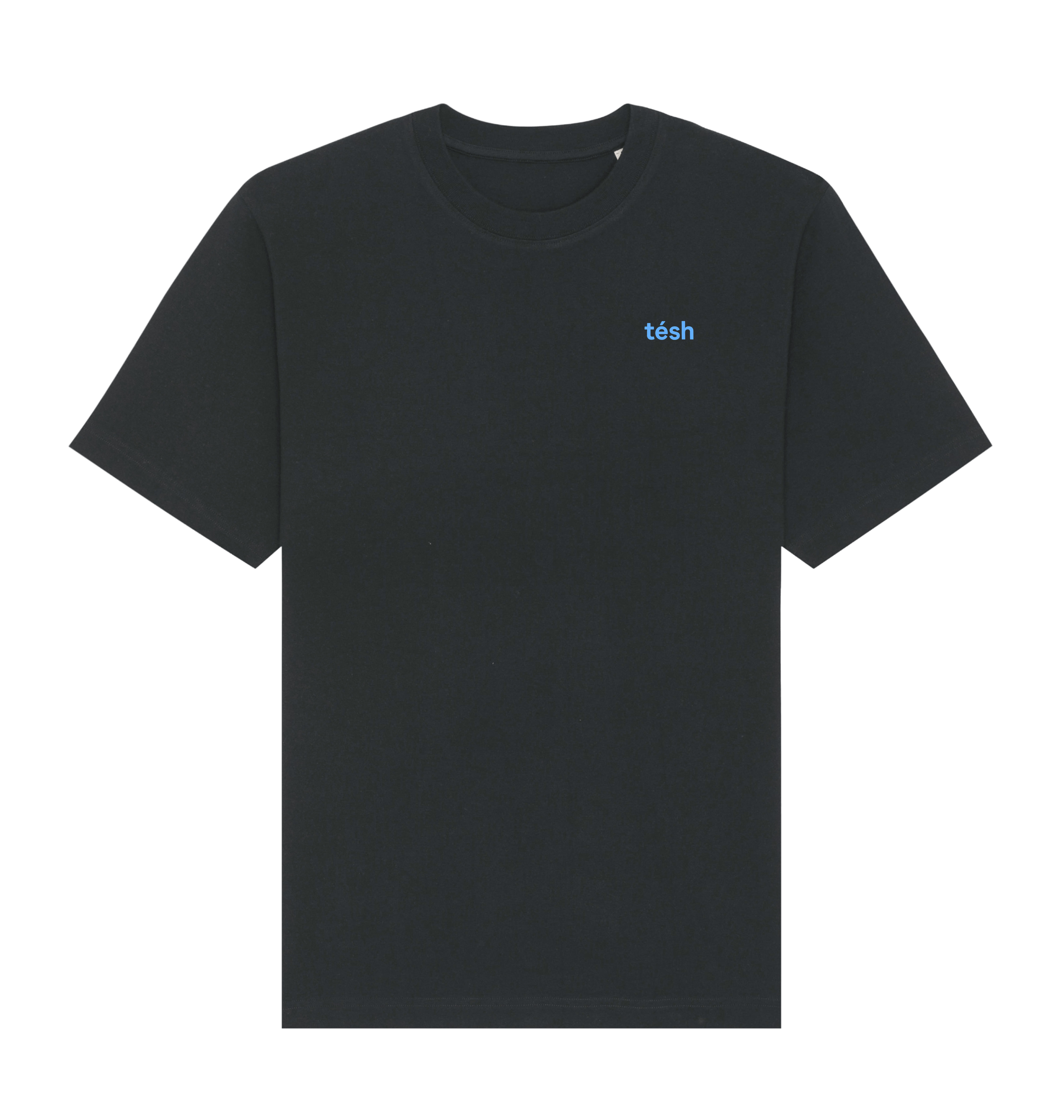 Black Printed T-shirt Front