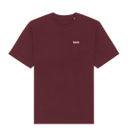 Burgundy Printed T-shirt Front