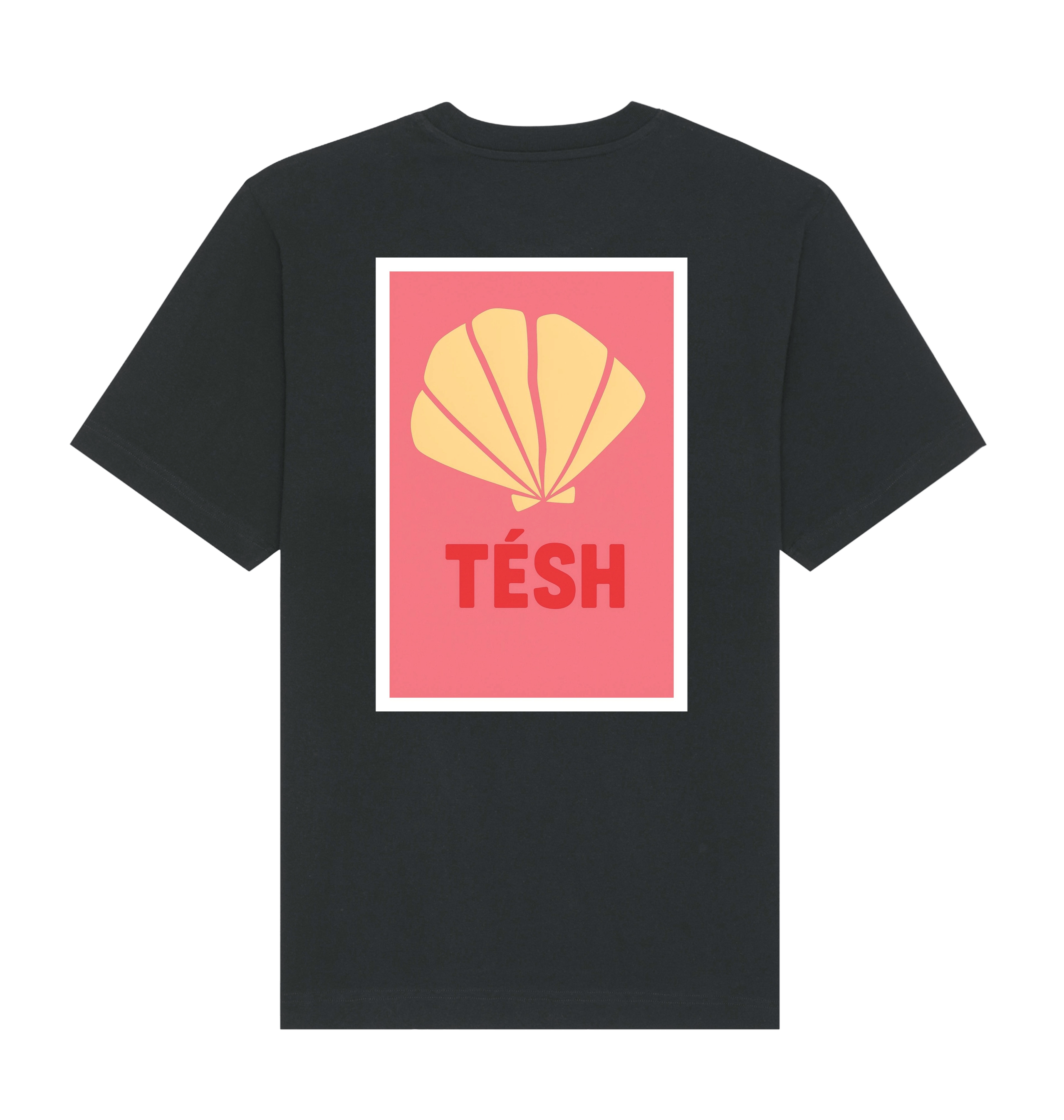 Black Printed T-shirt Back