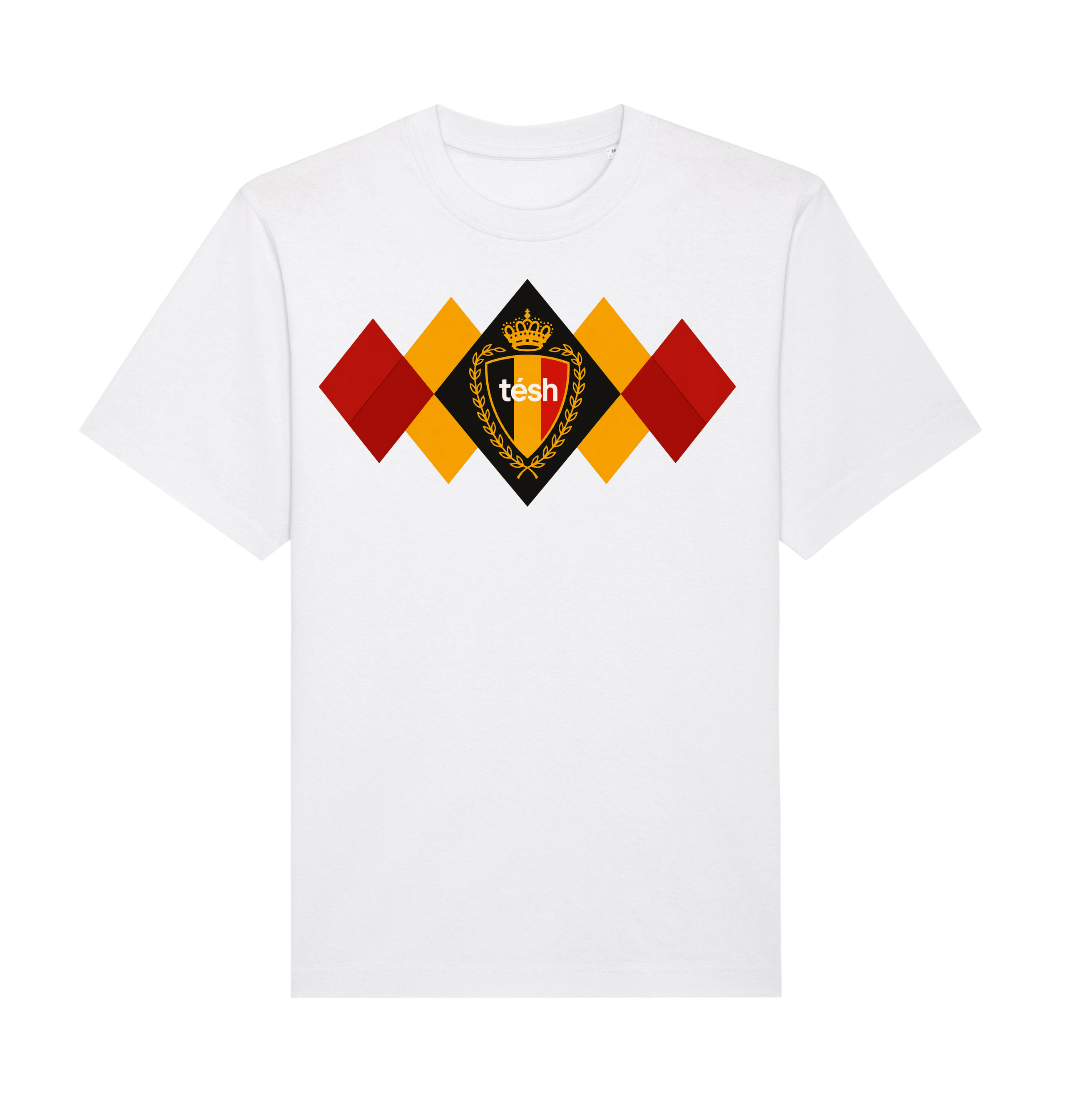 White Printed T-shirt Front