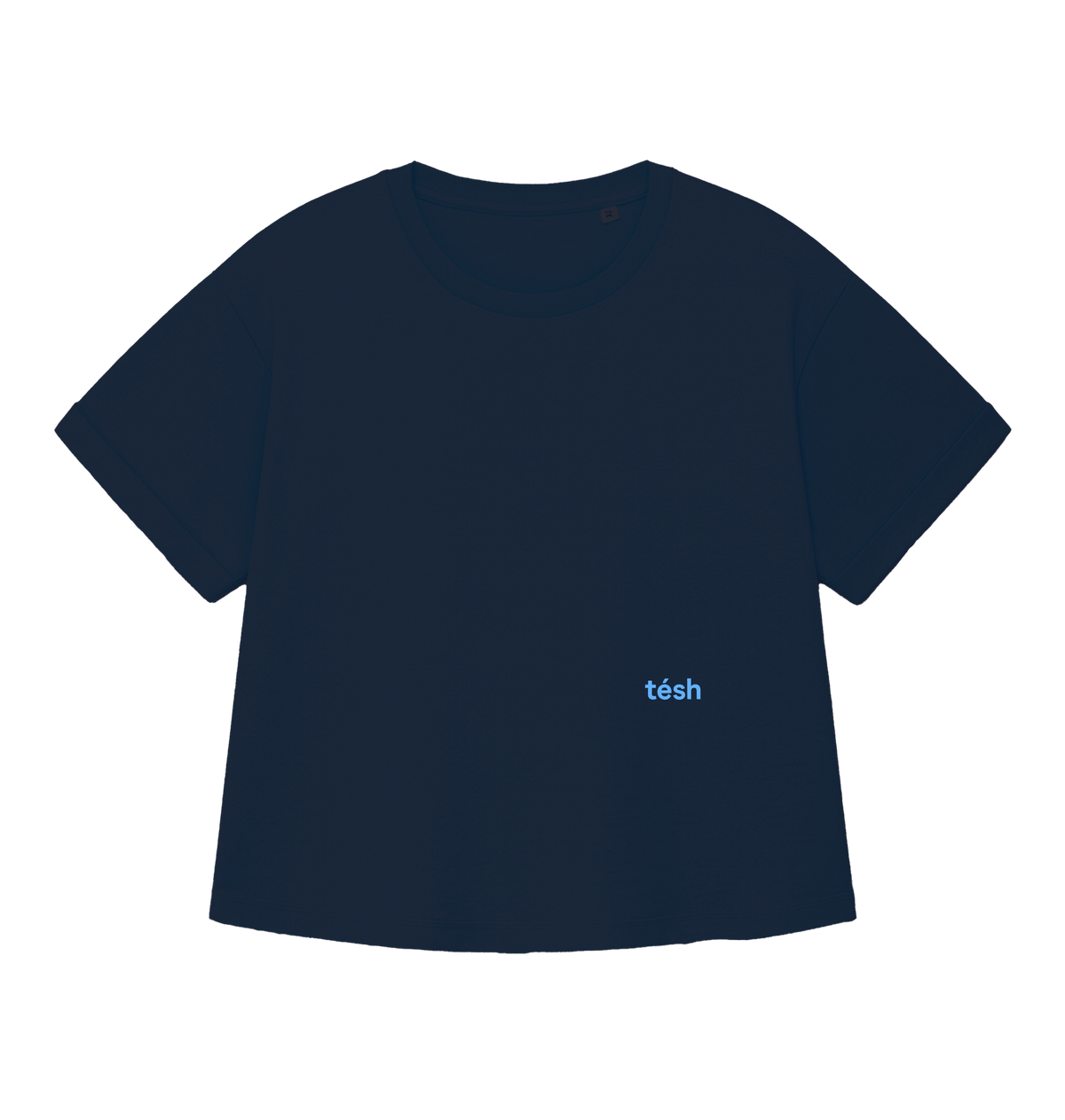 French Navy Printed T-shirt Front