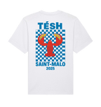 White Printed T-shirt Back