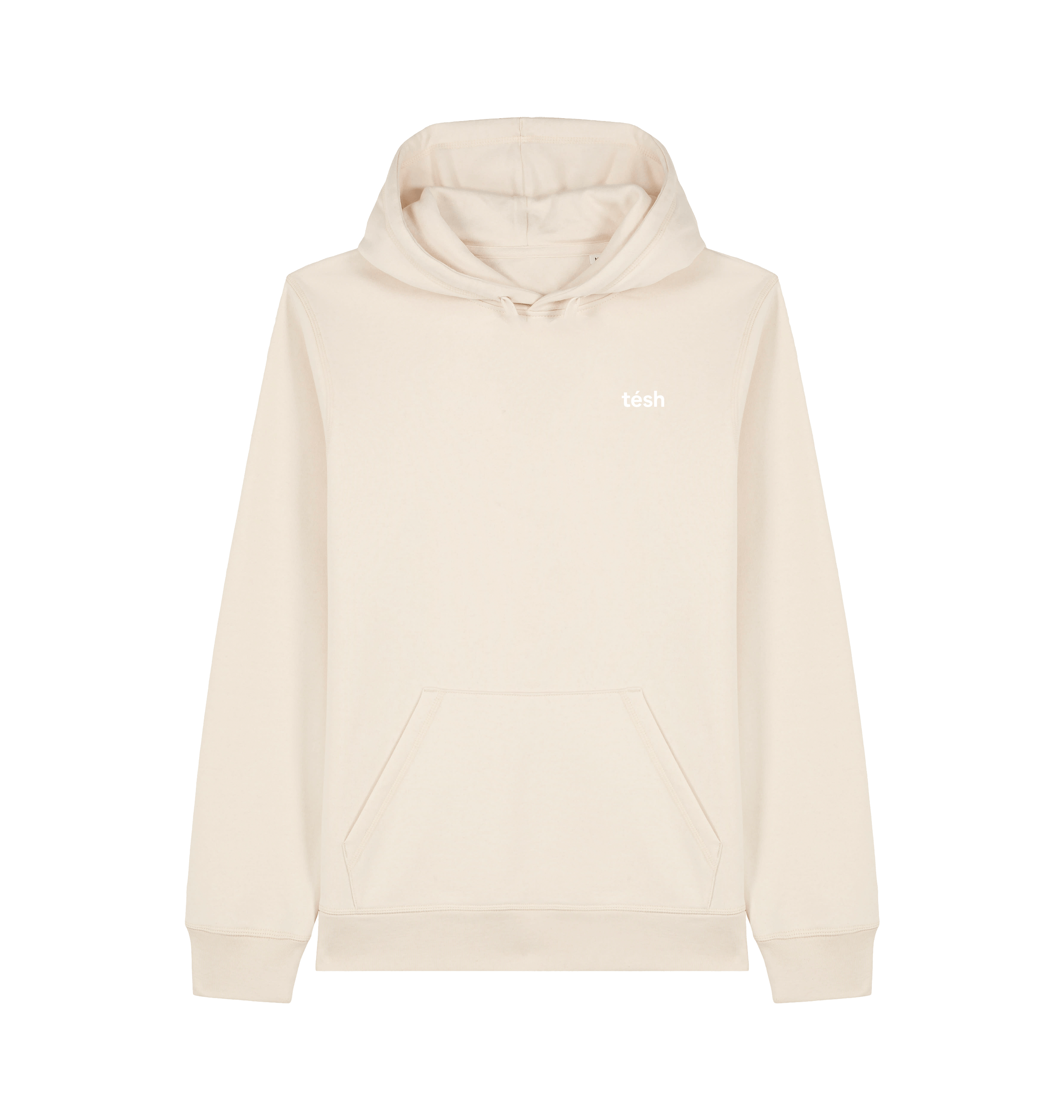 Natural Raw Printed Hoody Front