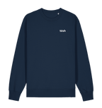 French Navy Printed Sweater Front