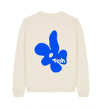Natural Raw Printed Sweater Back