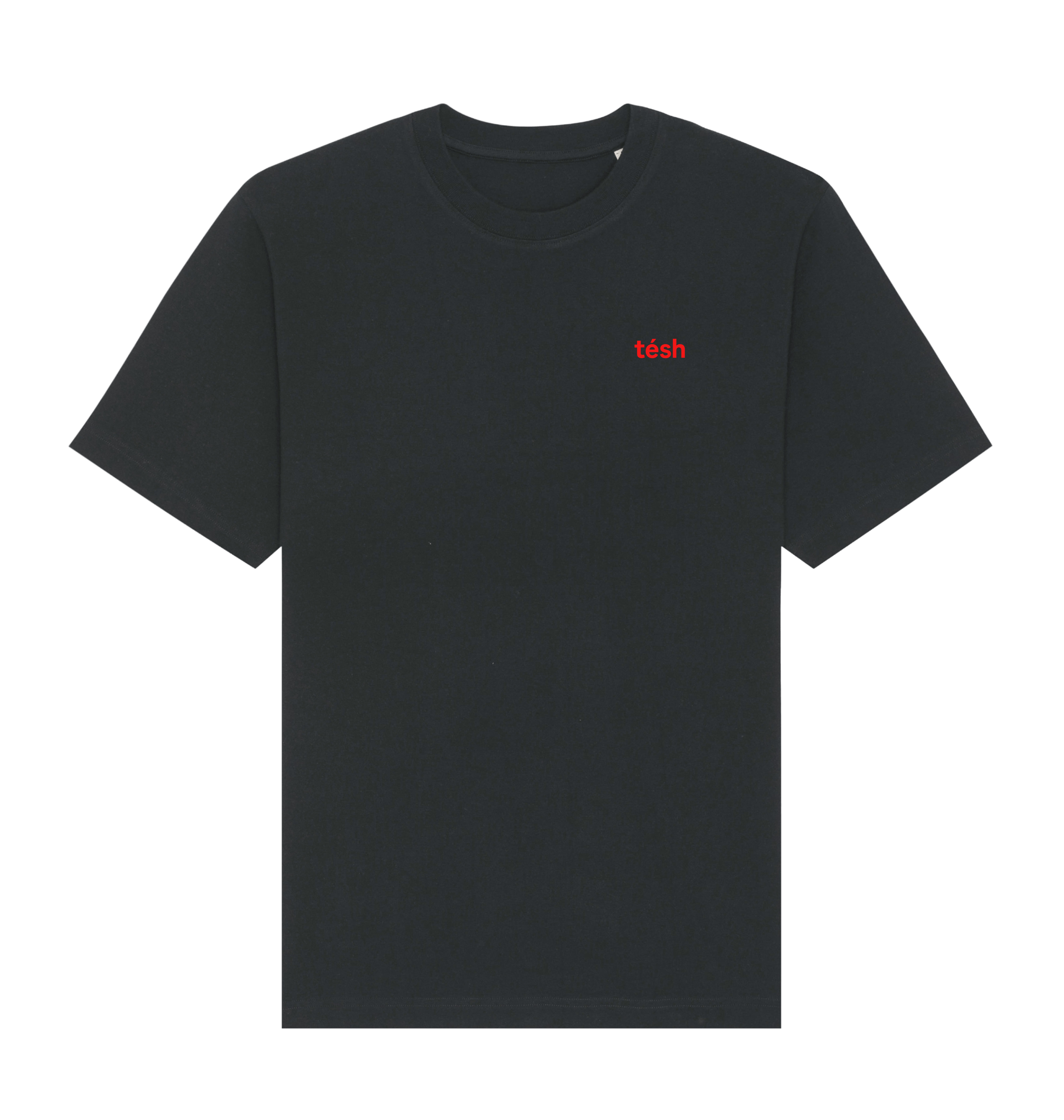 Black Printed T-shirt Front