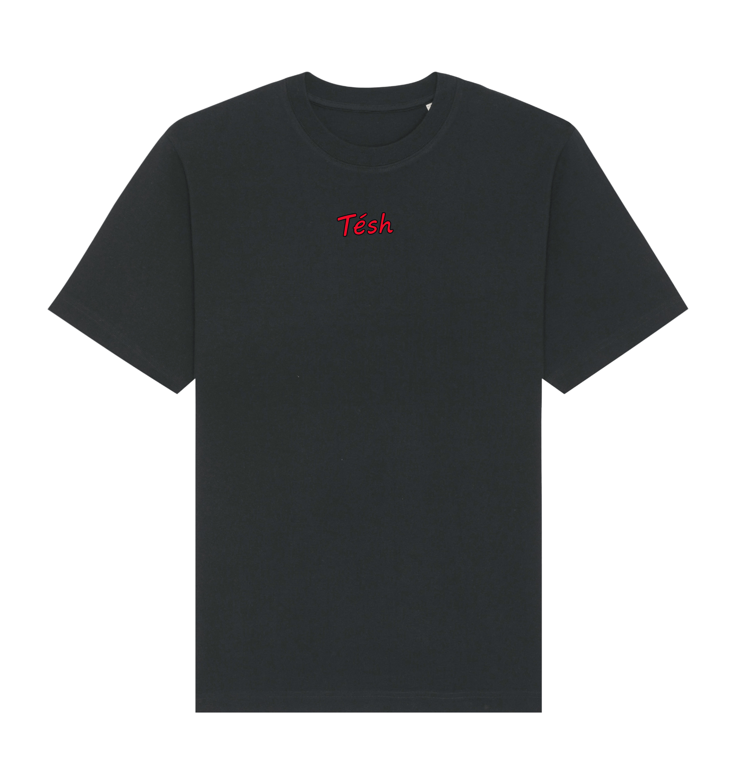 Black Printed T-shirt Front
