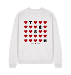 Cool Heather Grey Printed Sweater Back