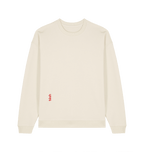 Natural Raw Printed Sweater Front