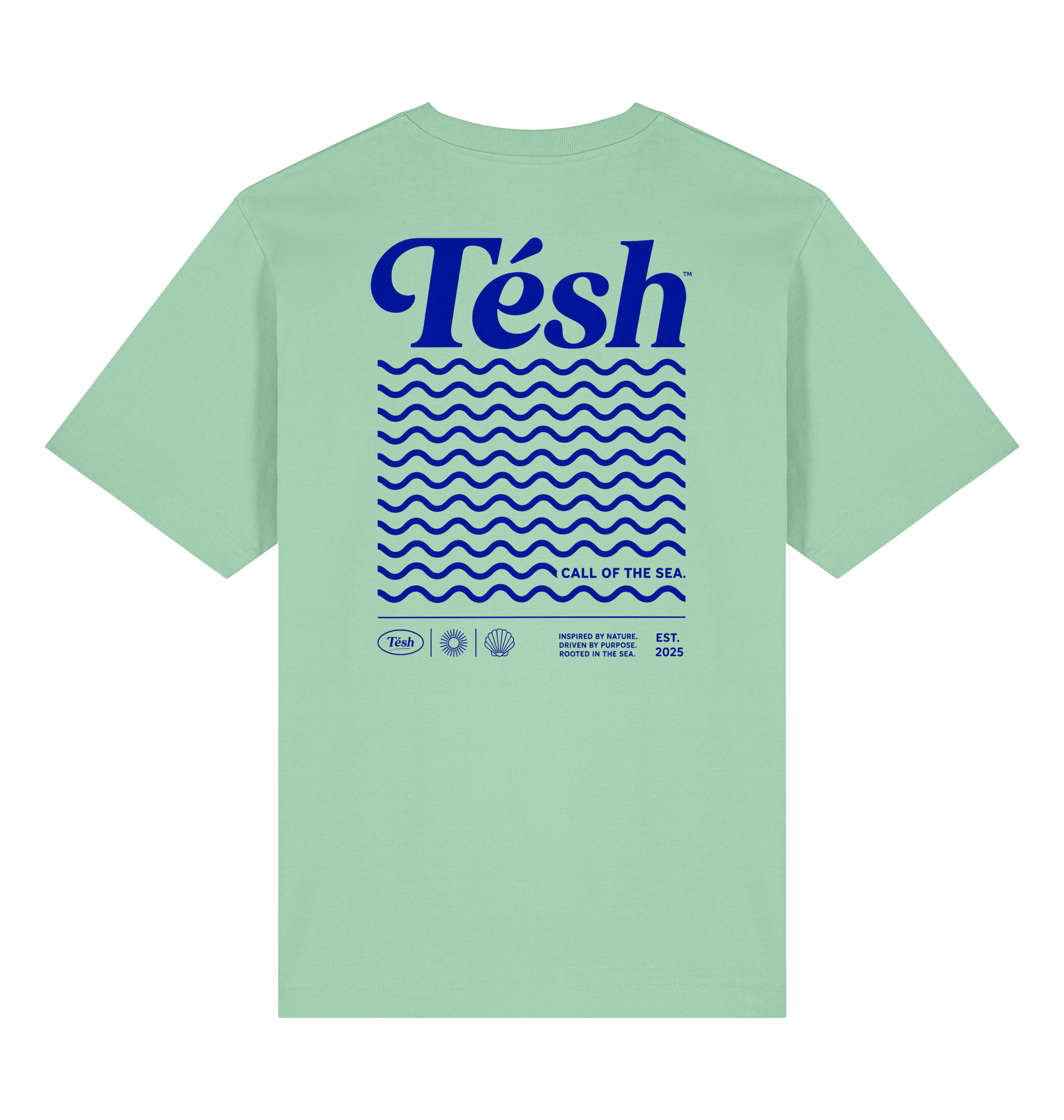 Misty Jade Printed T-shirt Back