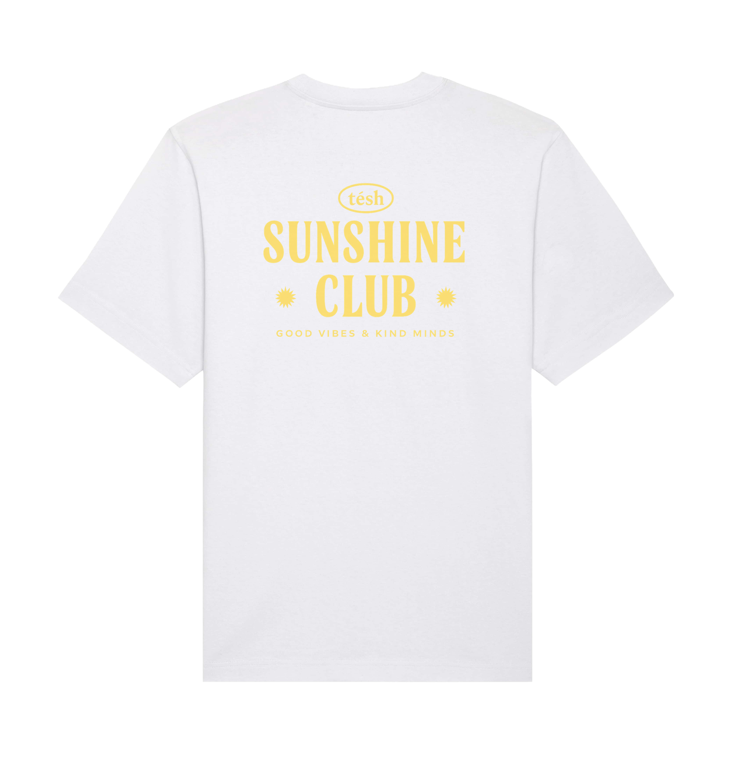 White Printed T-shirt Back