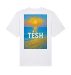 White Printed T-shirt Back
