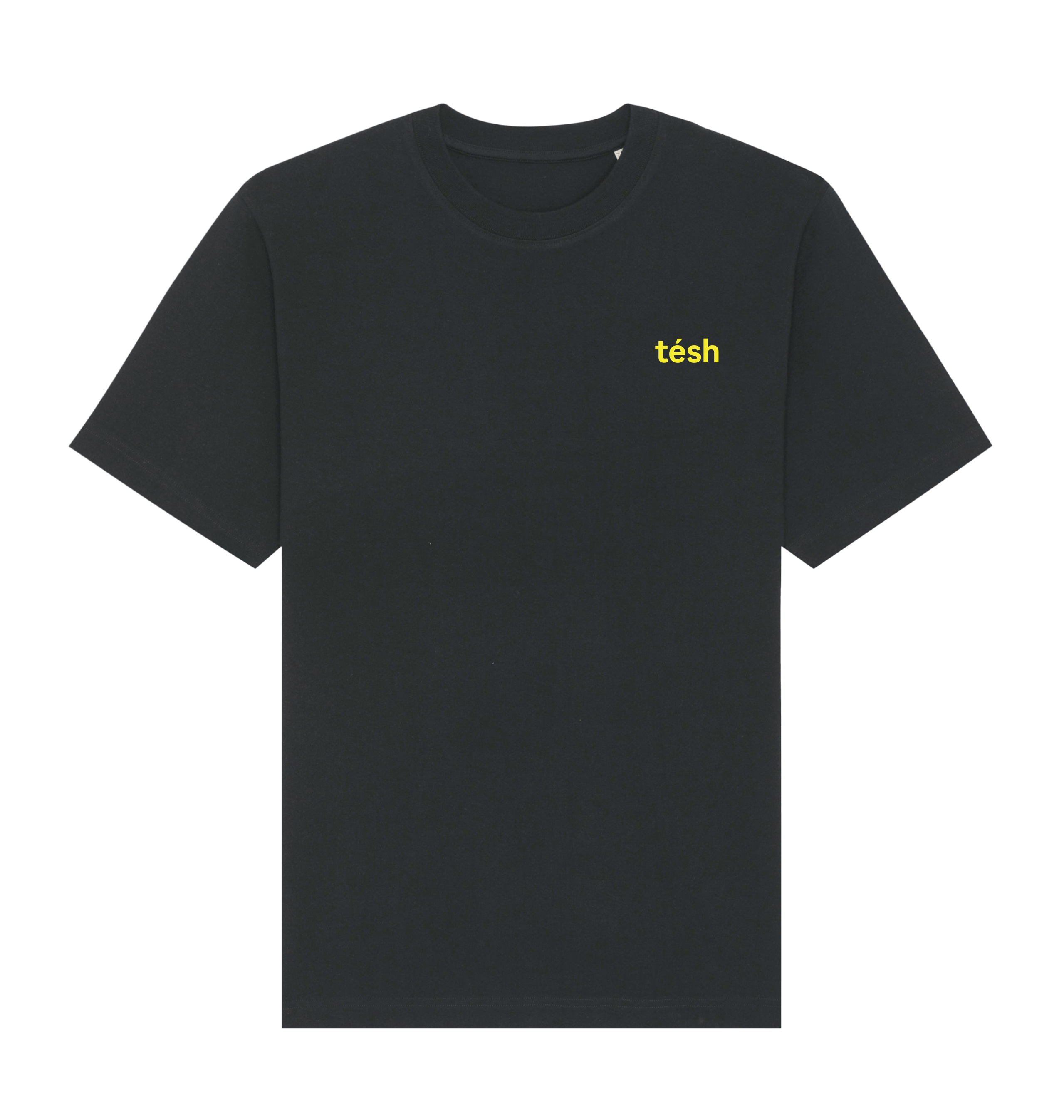 Black Printed T-shirt Front