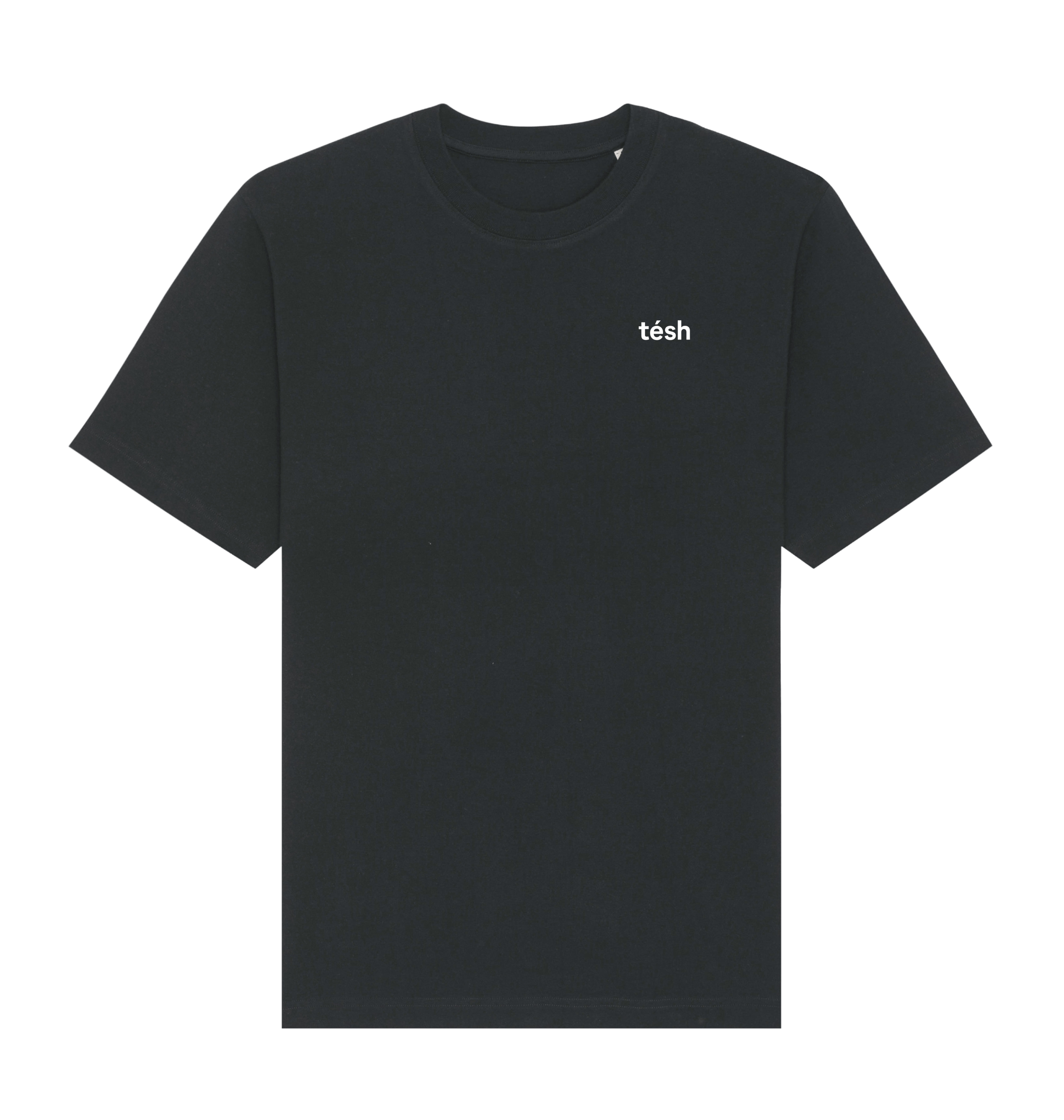 Black Printed T-shirt Front