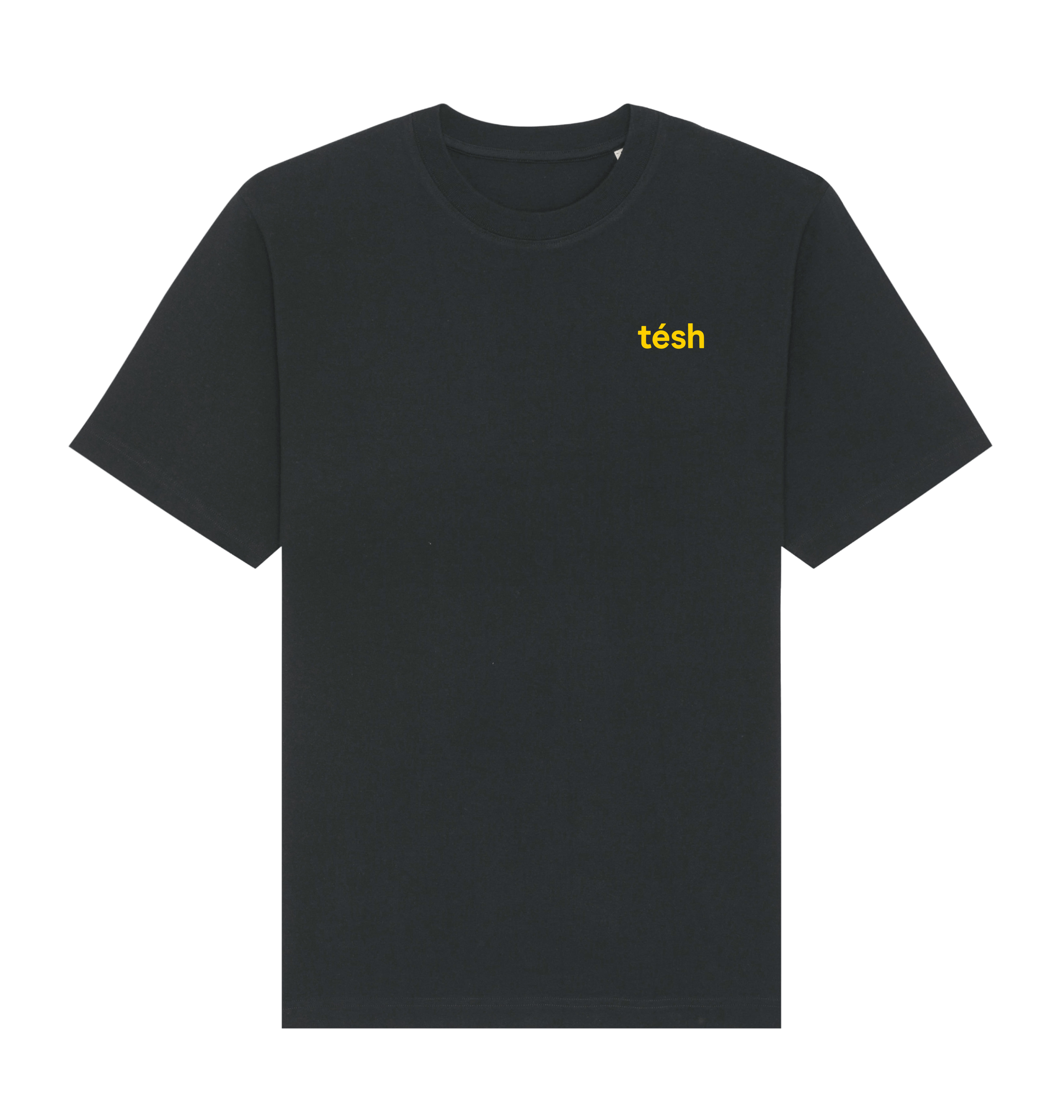 Black Printed T-shirt Front
