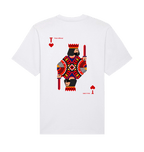 White Printed T-shirt Back